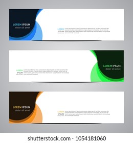 Modern banner vector for your web promotion