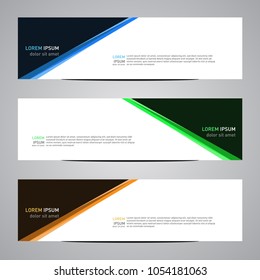 Modern banner vector for your web promotion