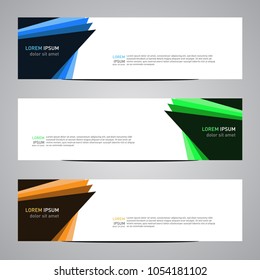 Modern banner vector for your web promotion