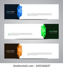 Modern banner vector for your web promotion
