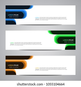 Modern banner vector for your web promotion