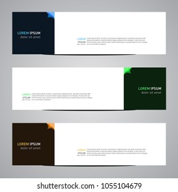 Modern banner vector for your web promotion