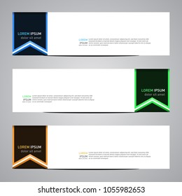 Modern banner vector for your web promotion