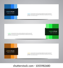 Modern banner vector for your web promotion