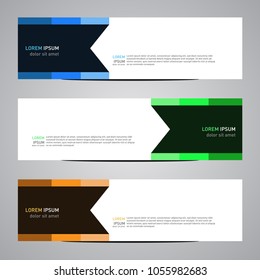 Modern banner vector for your web promotion