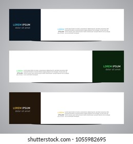Modern banner vector for your web promotion