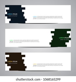 Modern banner vector for your web promotion
