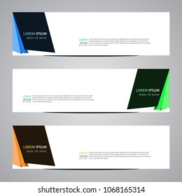 Modern banner vector for your web promotion