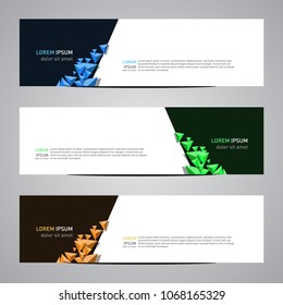 Modern banner vector for your web promotion