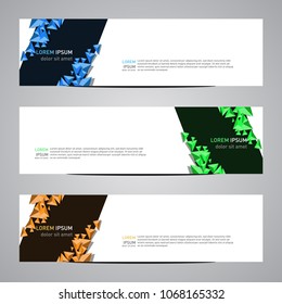 Modern banner vector for your web promotion