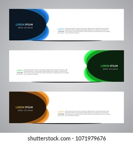 Modern banner vector for your web promotion