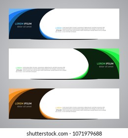 Modern banner vector for your web promotion