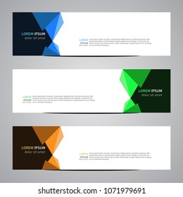 Modern banner vector for your web promotion