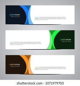 Modern banner vector for your web promotion