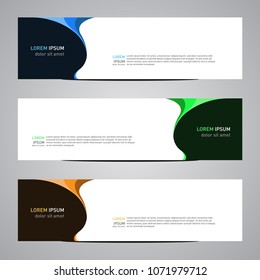 Modern banner vector for your web promotion
