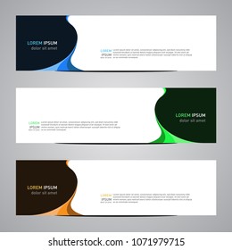 Modern banner vector for your web promotion