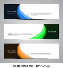 Modern banner vector for your web promotion