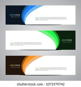 Modern banner vector for your web promotion