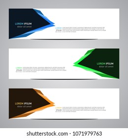 Modern banner vector for your web promotion