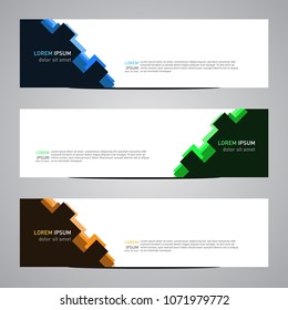 Modern banner vector for your web promotion