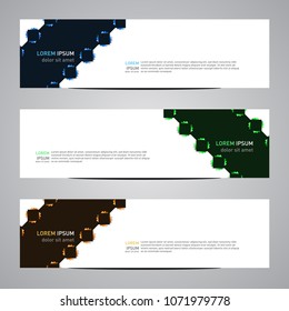 Modern banner vector for your web promotion