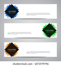 Modern banner vector for your web promotion