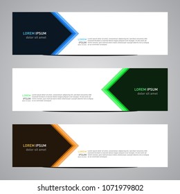 Modern banner vector for your web promotion