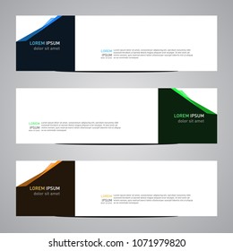Modern banner vector for your web promotion
