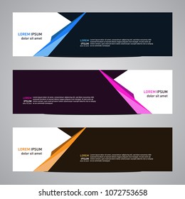 Modern banner vector for your web promotion