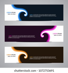 Modern banner vector for your web promotion