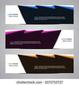 Modern banner vector for your web promotion
