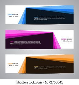 Modern banner vector for your web promotion
