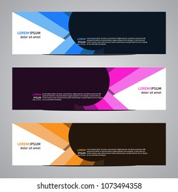 Modern banner vector for your web promotion