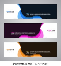 Modern banner vector for your web promotion