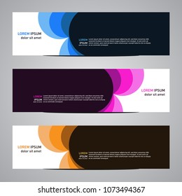 Modern banner vector for your web promotion