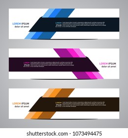 Modern banner vector for your web promotion