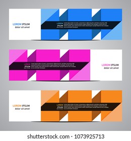 Modern banner vector for your web promotion