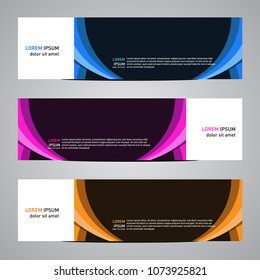 Modern banner vector for your web promotion