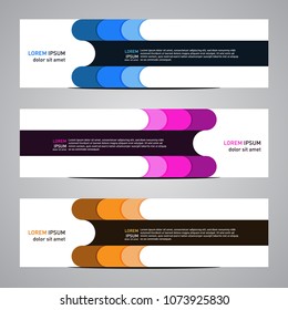 Modern banner vector for your web promotion