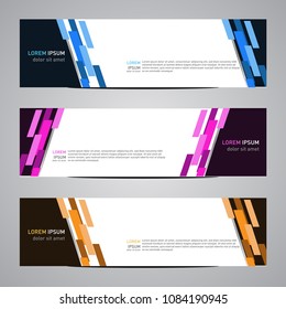 Modern banner vector for your web promotion