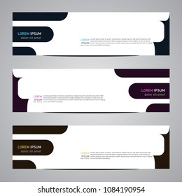 Modern banner vector for your web promotion