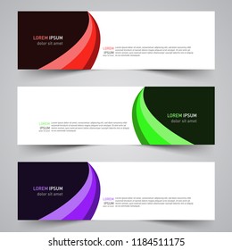 Modern banner vector for your web promotion