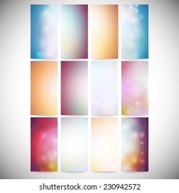 Modern banners, abstract banner design, business design and website templates vector.