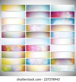 Modern banners, abstract banner design, business design and website templates vector.