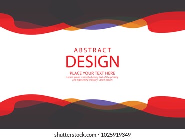 Modern banners with abstract design
