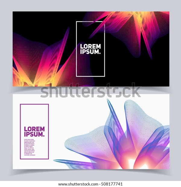 Download Modern Banners Design 3d Mesh Mandala Stock Vector Royalty Free 508177741