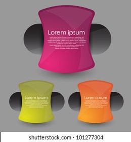 modern banners for web advertisement