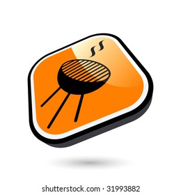 modern barbecue sign