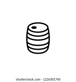 Modern barrel icon