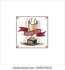 Modern Baseball Emblem Logo with Laurel Wreath  Bats
Sleek Baseball Tournament Emblem with Realistic Details
Vintage Baseball League Logo  Classic Monochrome Design

